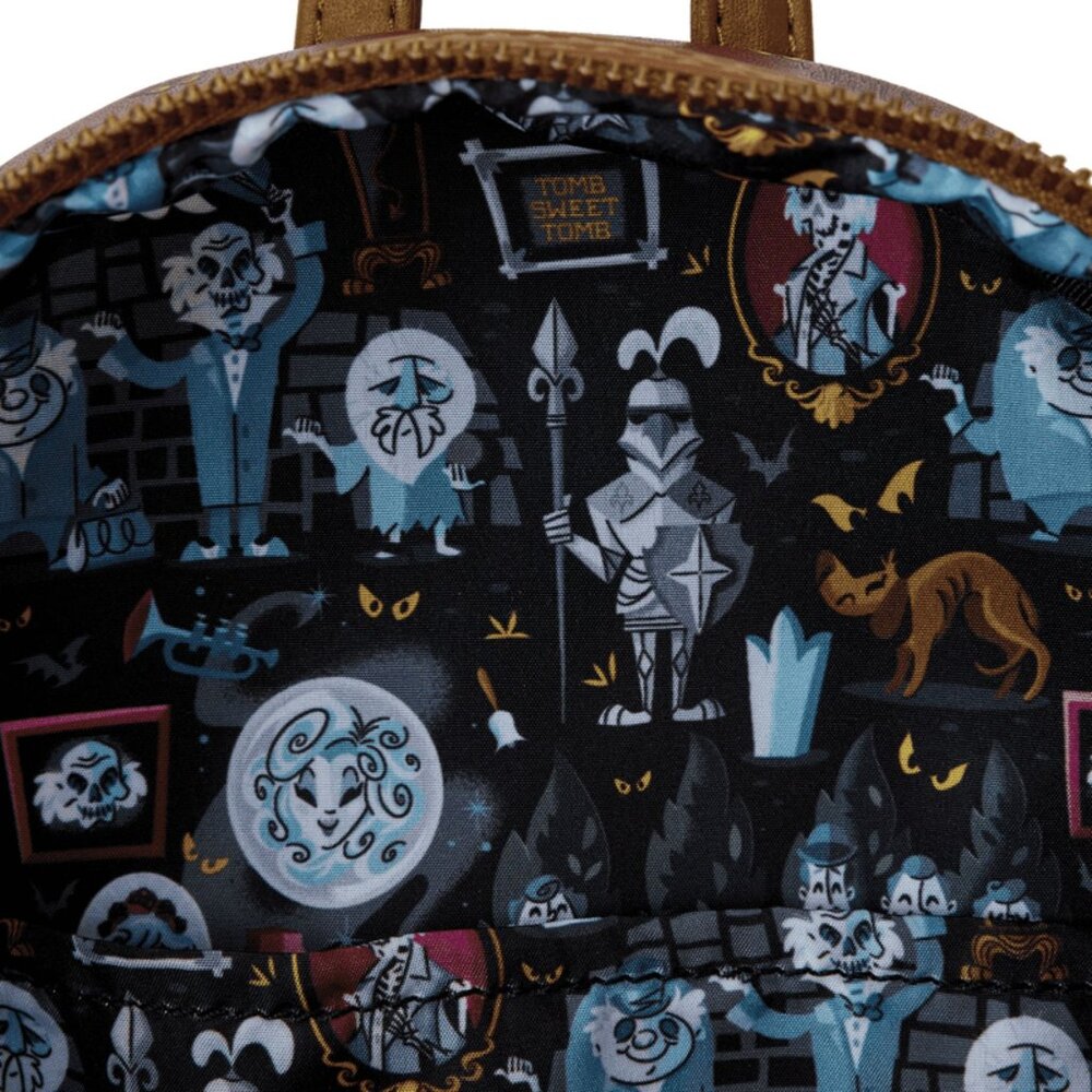 Loungefly Haunted Mansion Stretching Room Portraits Backpack and Wallet Set NWT - Picture 8 of 16